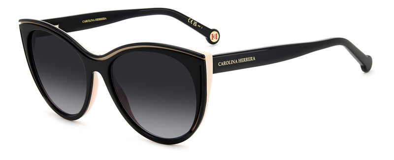 Okulary CAROLINA HERRERA HER0142SKDX. Okulary przeciwsłoneczne, Kolor czarny. Kobieta.