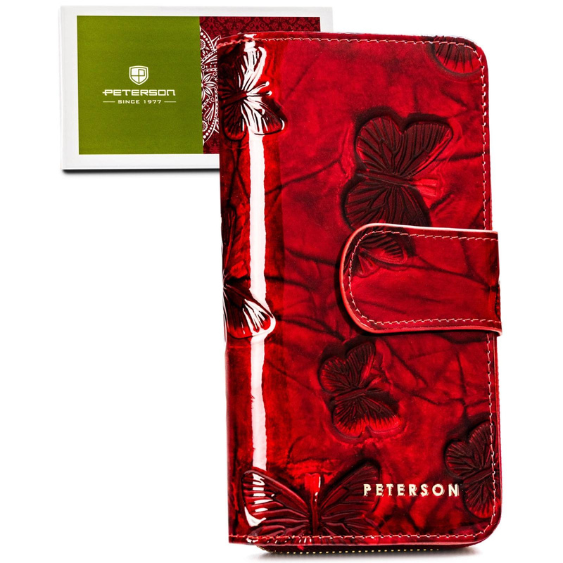 Skórzany damski portfel Peterson PTN 76116-BF