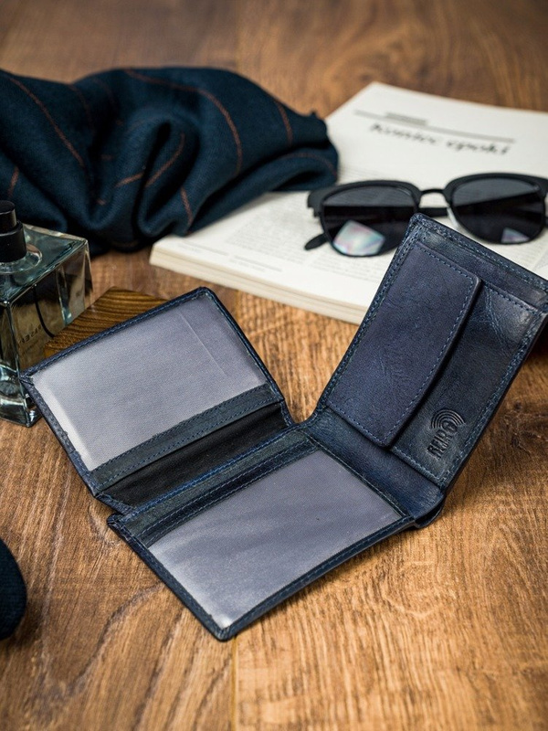 Skórzany męski portfel Wild N1186-HP