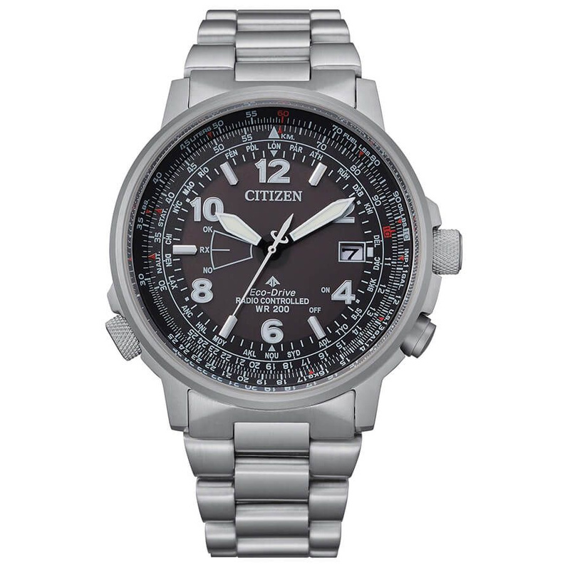 Zegarek CITIZEN CB0240-88E. SOLAR QUARTZ, Kolor czarny. Mężczyzna.