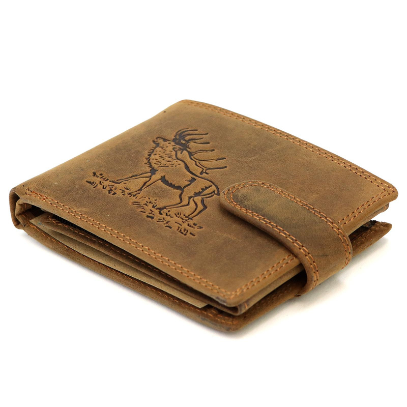 Skórzany męski portfel Nordee L895-TRUCK