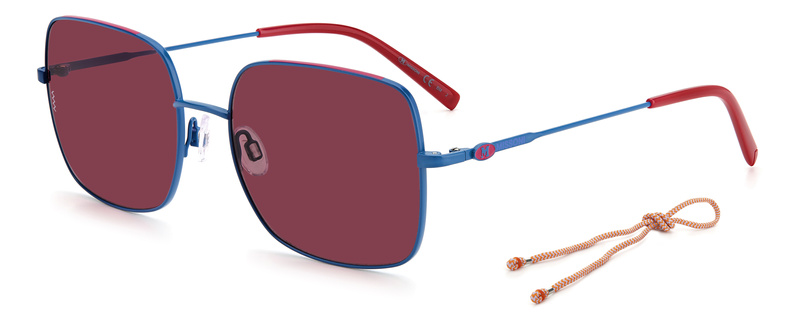 Okulary M MISSONI MMI0081SCLH. Okulary przeciwsłoneczne, Kolor niebieski. Kobieta.