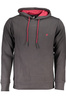 BLUZA MĘSKA US GRAND SZARA Z ZAPIĘCIEM NA ZAMEK
