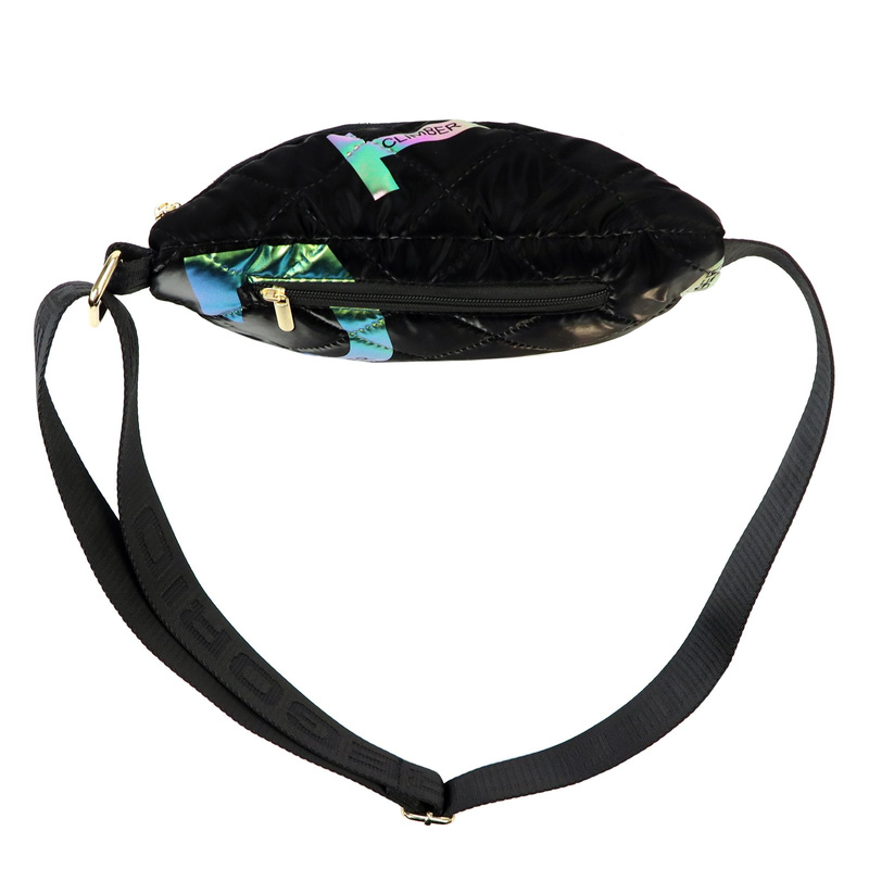 Gregorio Damska pikowana nerka biodrowa skóra ekologiczna saszetka na ramię