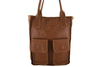 Torby shopper bag do pracy - Brązowe jasne 