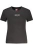 TOMMY HILFIGER DAMSKI T-SHIRT Z KRÓTKIM RĘKAWEM W KOLORZE CZARNYM