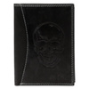 Skórzany męski portfel Money Kepper CDD 5601 SKULL