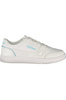 Białe sneakersy damskie REEBOK 100271603COURTLXS – błękitne detale