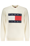 TOMMY HILFIGER MĘSKA BLUZA Z ROZPINANYM NA ZAMEK BIAŁA