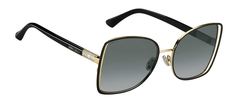 Okulary JIMMY CHOO FRIEDAS2M29O. Okulary przeciwsłoneczne, Kolor czarny złoty. Kobieta.