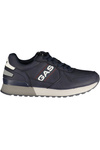 Niebieskie sneakersy męskie GAS Gam 623220 – szare detale