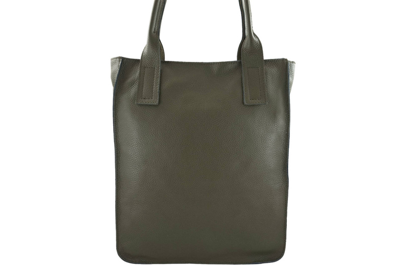 Torba shopper bag do pracy - Zielona