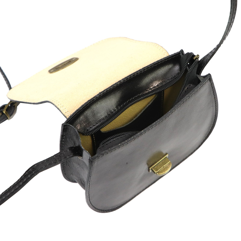 Gregorio Klasyczna damska listonoszka skóra naturalna torebka na ramię