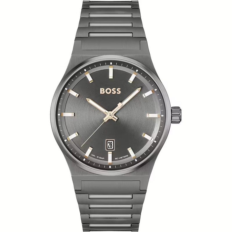 Zegarek BOSS 1514078. Kwarcowy, Kolor szary. Mężczyzna.
