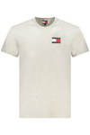 TOMMY HILFIGER MĘSKA KOSZULKA Z KRÓTKIM RĘKAWEM SZARA