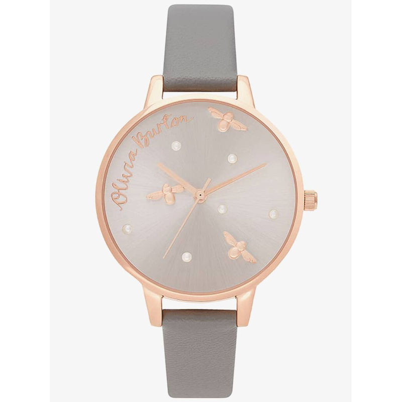 Zegarek OLIVIA BURTON OB16PQ03. Kwarcowy, Kolor szary. Kobieta.