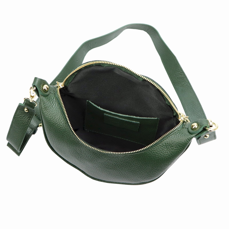 Skórzana stylowa damska listonoszka przez ramię