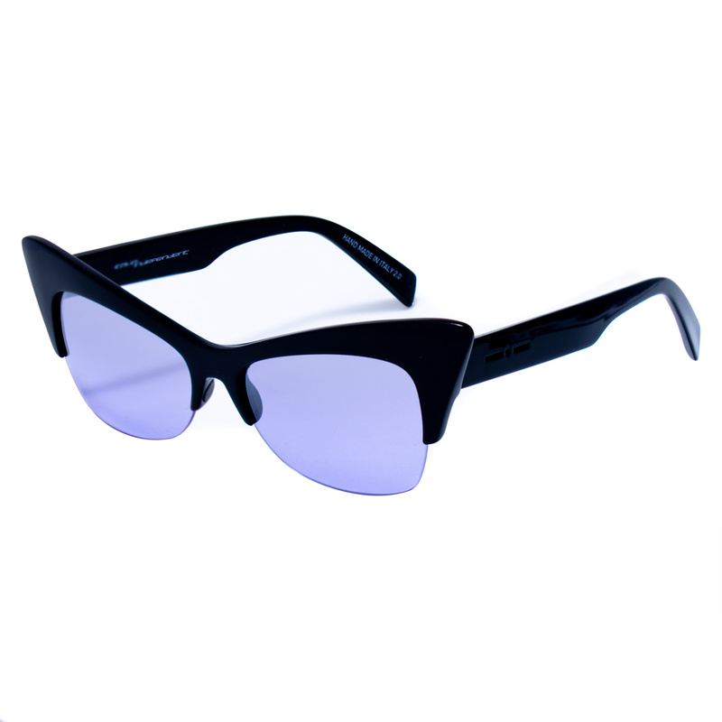 Okulary ITALIA INDEPENDENT 0908-009-GLS. Okulary przeciwsłoneczne, Kolor czarny. Kobieta.