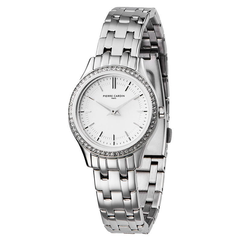 Zegarek PIERRE CARDIN CF.0601.SJ. Kwarcowy, Kolor biały. Kobieta.