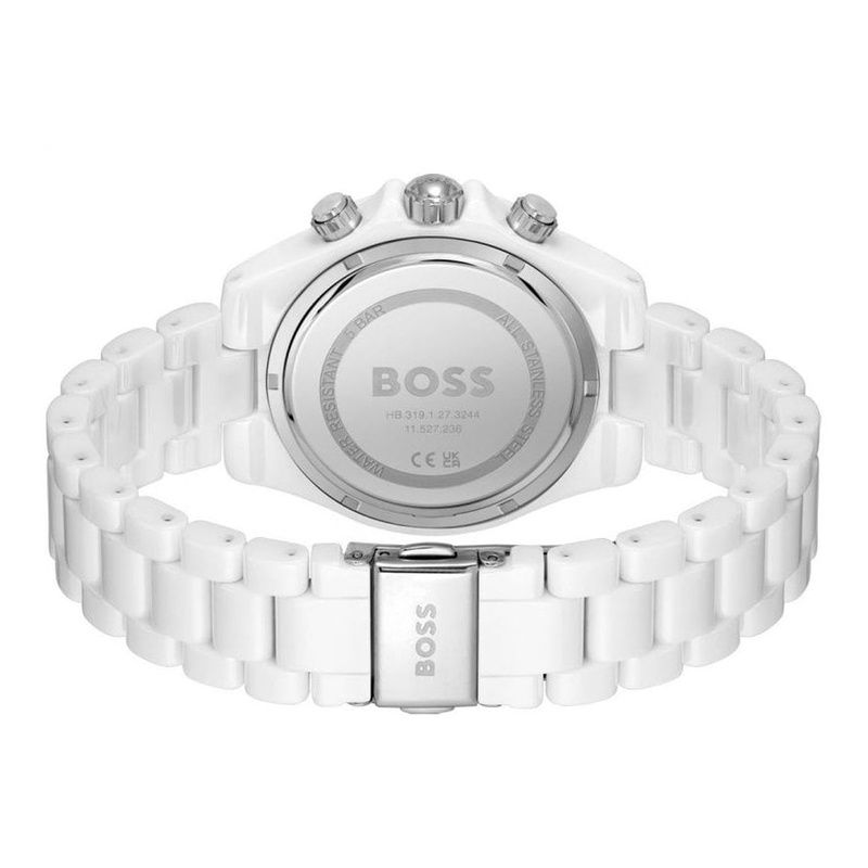 Zegarek BOSS 1502632. Kwarcowy, Kolor szary. Kobieta.