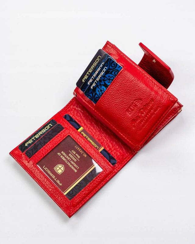 Skórzany damski portfel Peterson PTN 42329-BF