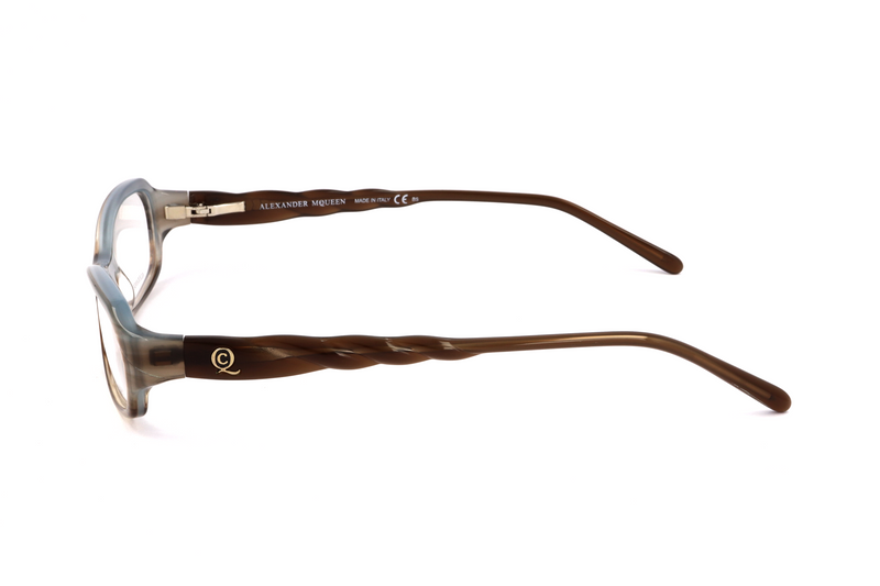 Okulary ALEXANDER MCQUEEN AMQ4162R4E. Okulary, Kolor brązowy. Kobieta.