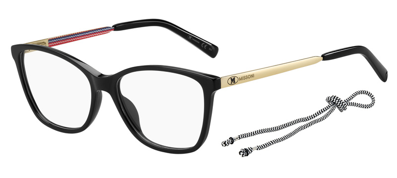 Okulary M MISSONI MMI-0032-807. Okulary, Kolor czarny. Kobieta.