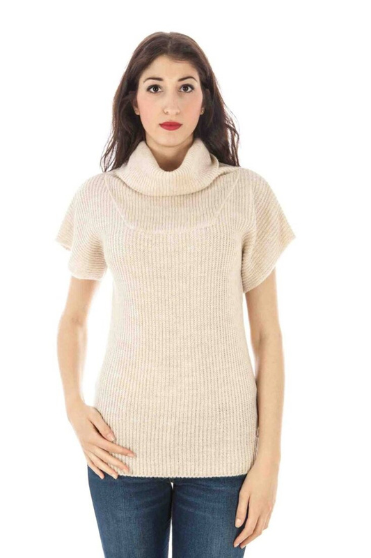 BEŻOWY SWETER FRED PERRY DAMSKI