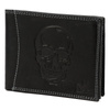 Skórzany męski portfel Money Kepper CDD 5600 SKULL