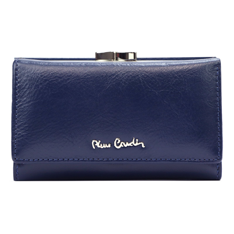 Elegancki Skórzany damski portfel Pierre Cardin