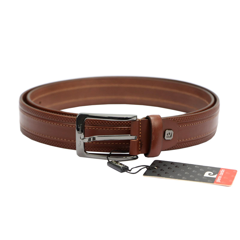 męski pasek z prawdziwej skóry Pierre Cardin GF 9017