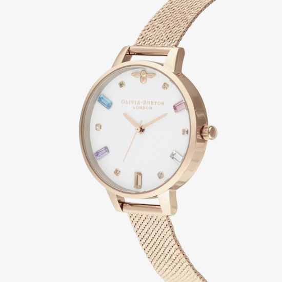 Zegarek OLIVIA BURTON OB16RB15. Kwarcowy, Kolor biały. Kobieta.