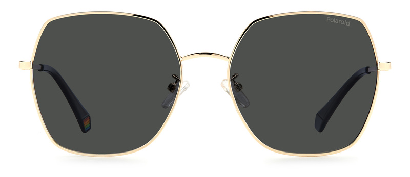 Okulary POLAROID PLD6178GSRHLM. Okulary przeciwsłoneczne, Kolor czarny złoty. Kobieta.