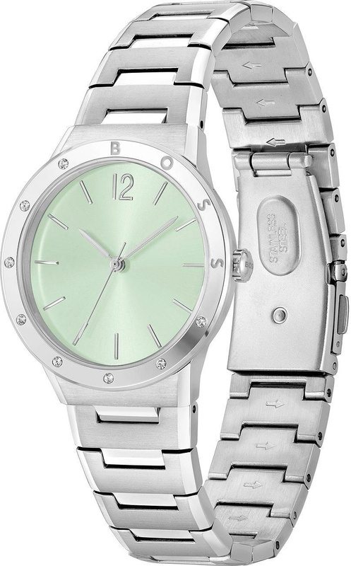 Zegarek HUGO BOSS 1502716. Kwarcowy, Kolor zielony. Kobieta.