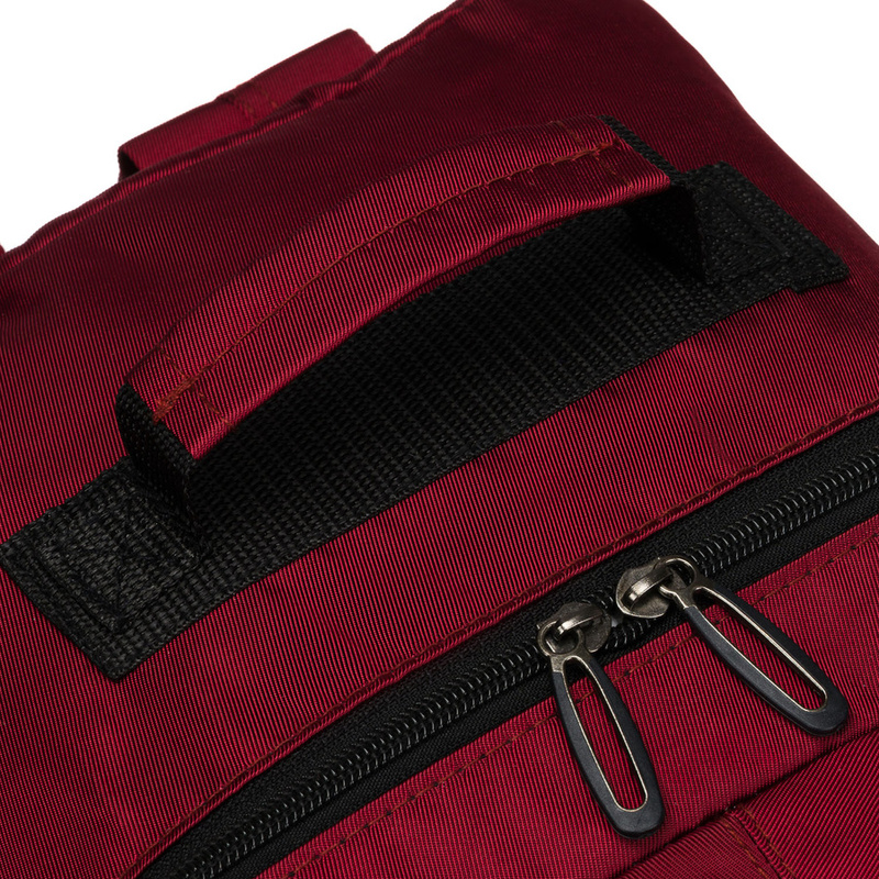 Burgundowy plecak podróżny z poliestru - Peterson