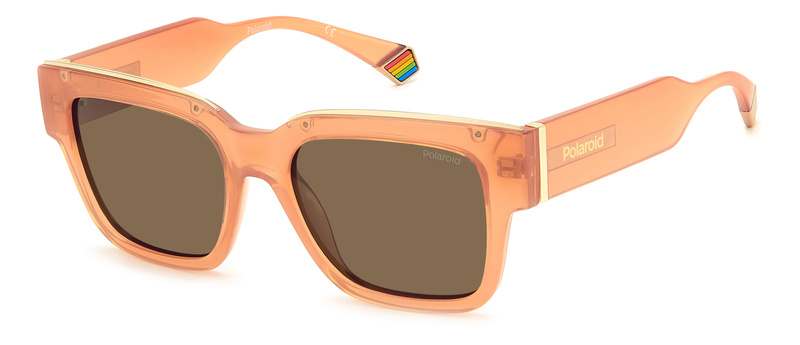 Okulary POLAROID PLD6198SX733. Okulary przeciwsłoneczne, Kolor pomarańczowy. Unisex.
