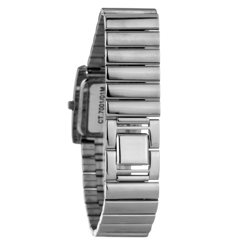 Zegarek CHRONOTECH CT7001-01M. Kwarcowy, Kolor biały. Kobieta.