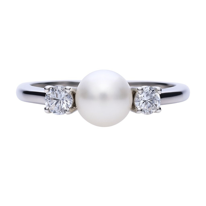 Biżuteria DIAMONFIRE 6117551222160. Pierścionek, Kolor szary. Kobieta.