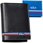 Skórzany męski portfel Wild N4-GV RFID