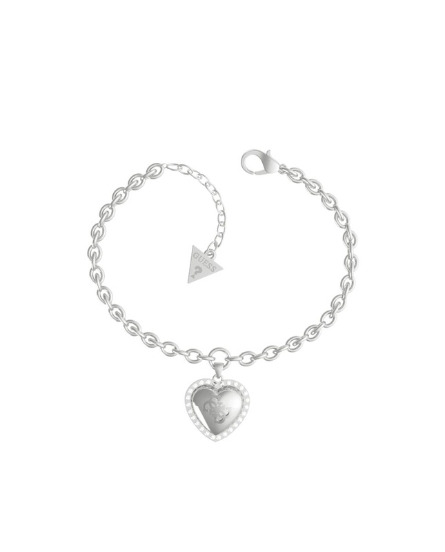 Biżuteria GUESS JUBB01077JWRH. Bransoletka, Kolor srebrny. Kobieta.