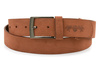 BELTIMORE męski pasek skórzany pudełko zamszowy camel A78 : Kolory - brązowy, beżowy, Rozmiar pasków - r.90-105 cm