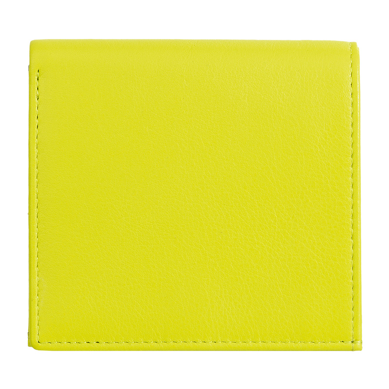 DuDu portmonetka portfel skóra naturalna Mała kontrastujące kolory RFID