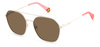 Okulary POLAROID PLD6172S10ASP. Okulary przeciwsłoneczne, Kolor beżowy. Unisex.