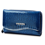 Jennifer Jones damski portfel skórzany wzór skóra krokodyla portmonetka