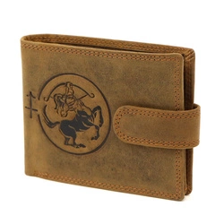 Skórzany męski portfel Nordee L895-TRACTOR