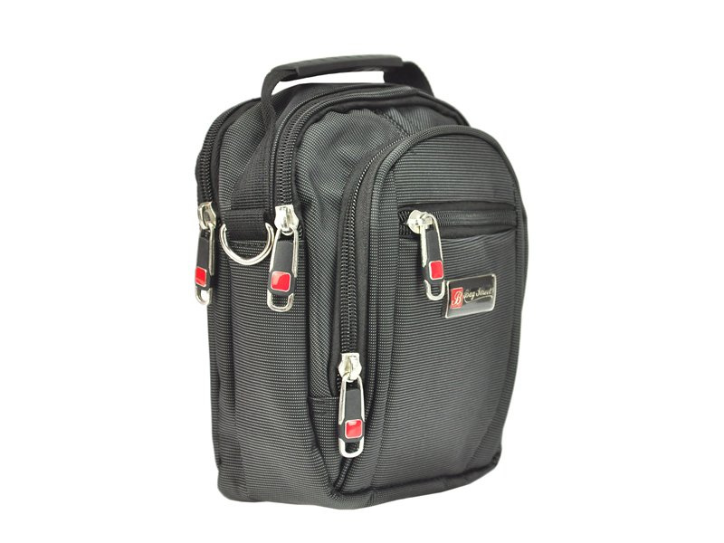 Bag Street męska saszetka na ramię materiałowa z kieszeniami torba miejska