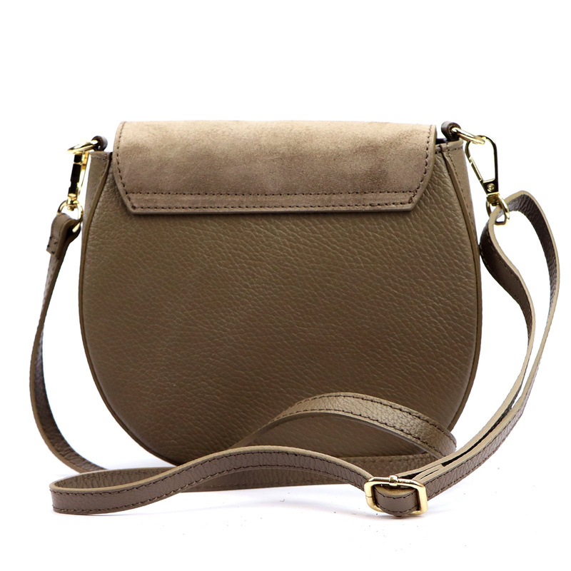 Stylowa Półokrągła damska listonoszka torebka przez ramię z kieszenią Luka