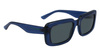 Okulary KARL LAGERFELD KL6101S-400. Okulary przeciwsłoneczne, Kolor niebieski. Unisex.