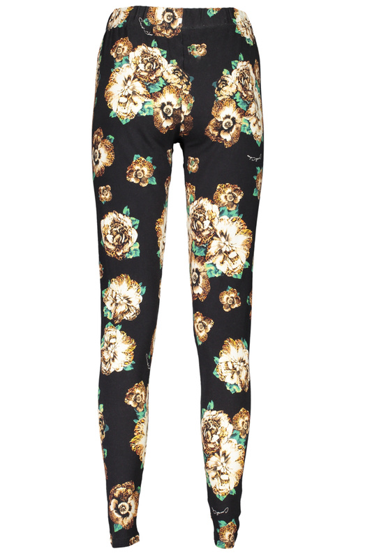 LEGGINSY DAMSKIE KLASY CAVALLI CZARNE