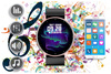 SMARTWATCH UNISEX GRAVITY GT1-2  PULSOMETR, WŁASNE TARCZE (sg015b)